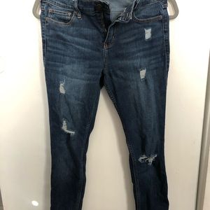 Dark Wash Ripped Hollister Jeans
